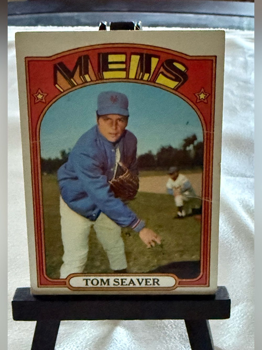 Tom Seaver HOF, #445, Topps, 1972, NY Mets, Perfectly Centered, Excellent Cond..